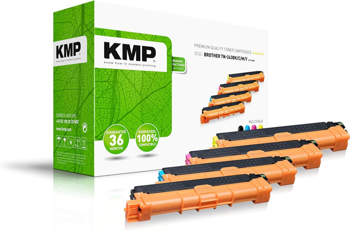 KMP Toner passend für Brother TN-243BK/C/M/Y Multipack - für Brother DCP-L3510CDW HL-L3230CDW MFC-L3