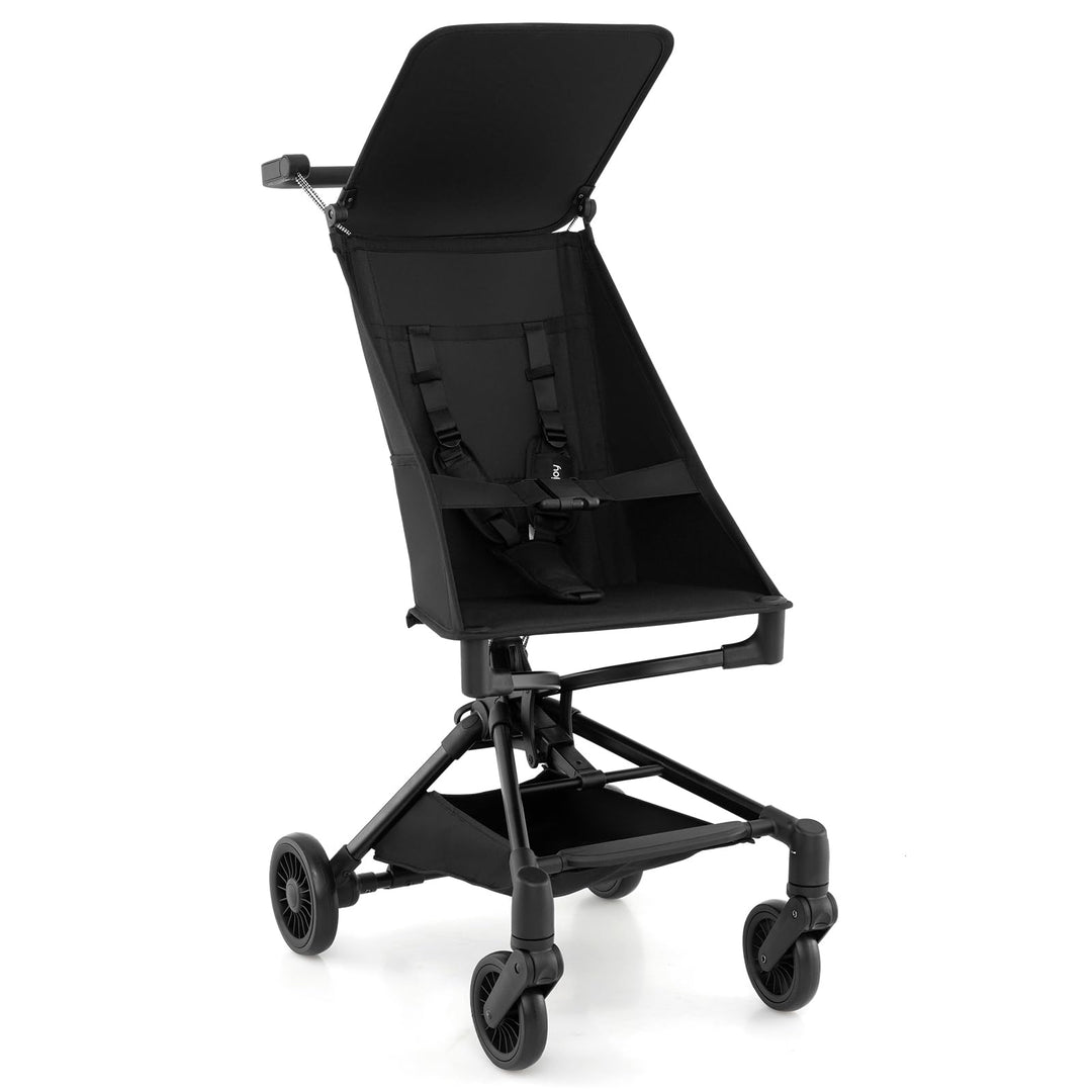COSTWAY Kinderwagen klappbar für Flugzeug, Reisebuggy kompakt mit verstellbarer & abnehmbarem Verdec