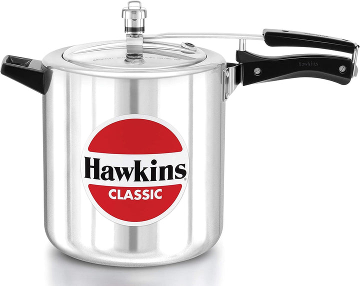 Hawkins Classic Schnellkochtopf, 8 l, aus Aluminium, inkl. LSL Kochbuch