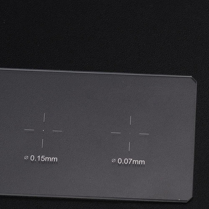 SANON Objektträger Mikroskop Objektiv Mikrometer Kalibrierung Objektträger Glastisch Mikrometer mit