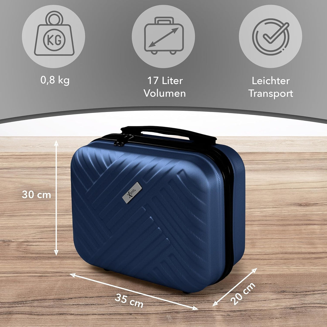 Xonic® Design Kosmetikkoffer aus ABS Hartschale – Robustes Beautycase als Handgepäck - Kosmetiktasch
