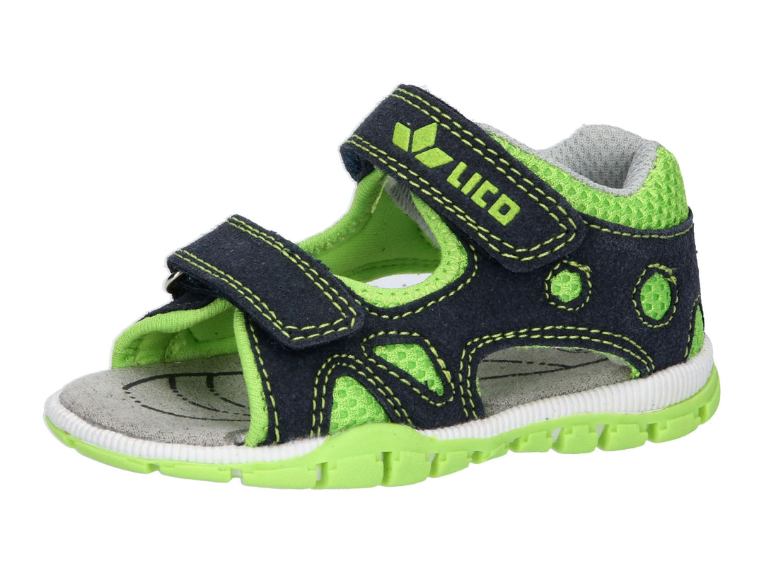 Lico Unisex Kinder Lorin V Lauflernschuhe 21 EU Marine Lemon, 21 EU Marine Lemon