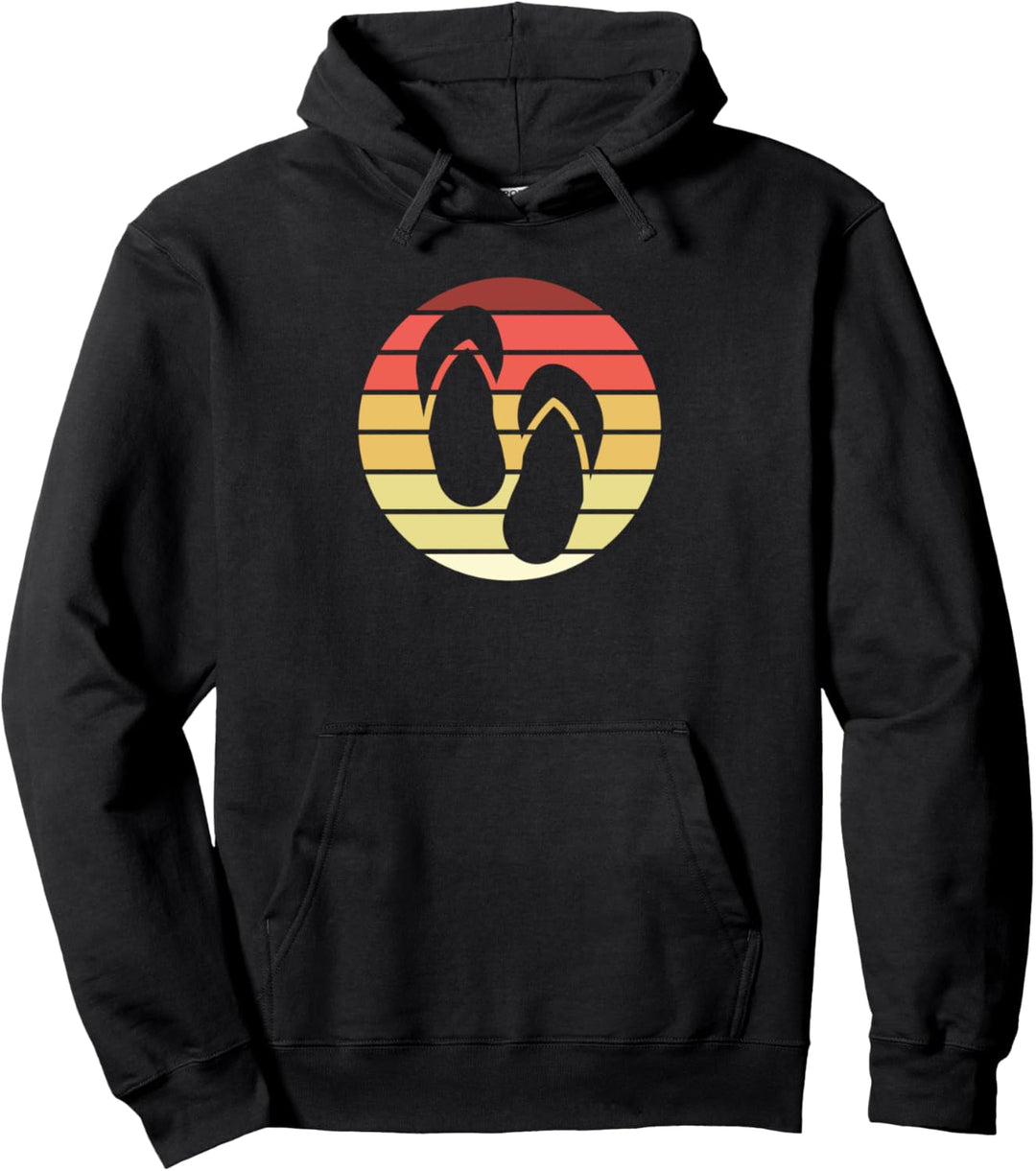 Flip Flops Retro Style Vintage Pullover Hoodie