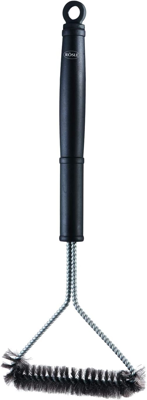 RÖSLE Abdeckhaube BBQ-Station VIDERO G3/G3-S, Hochwertige Schützhülle & Grillrost-Reinigungsbürste,