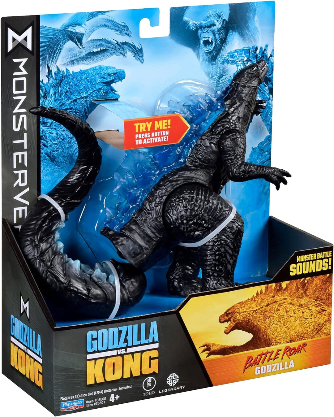Monsterverse Godzilla vs Kong 17.5cm Deluxe Figures with Sounds - Godzilla