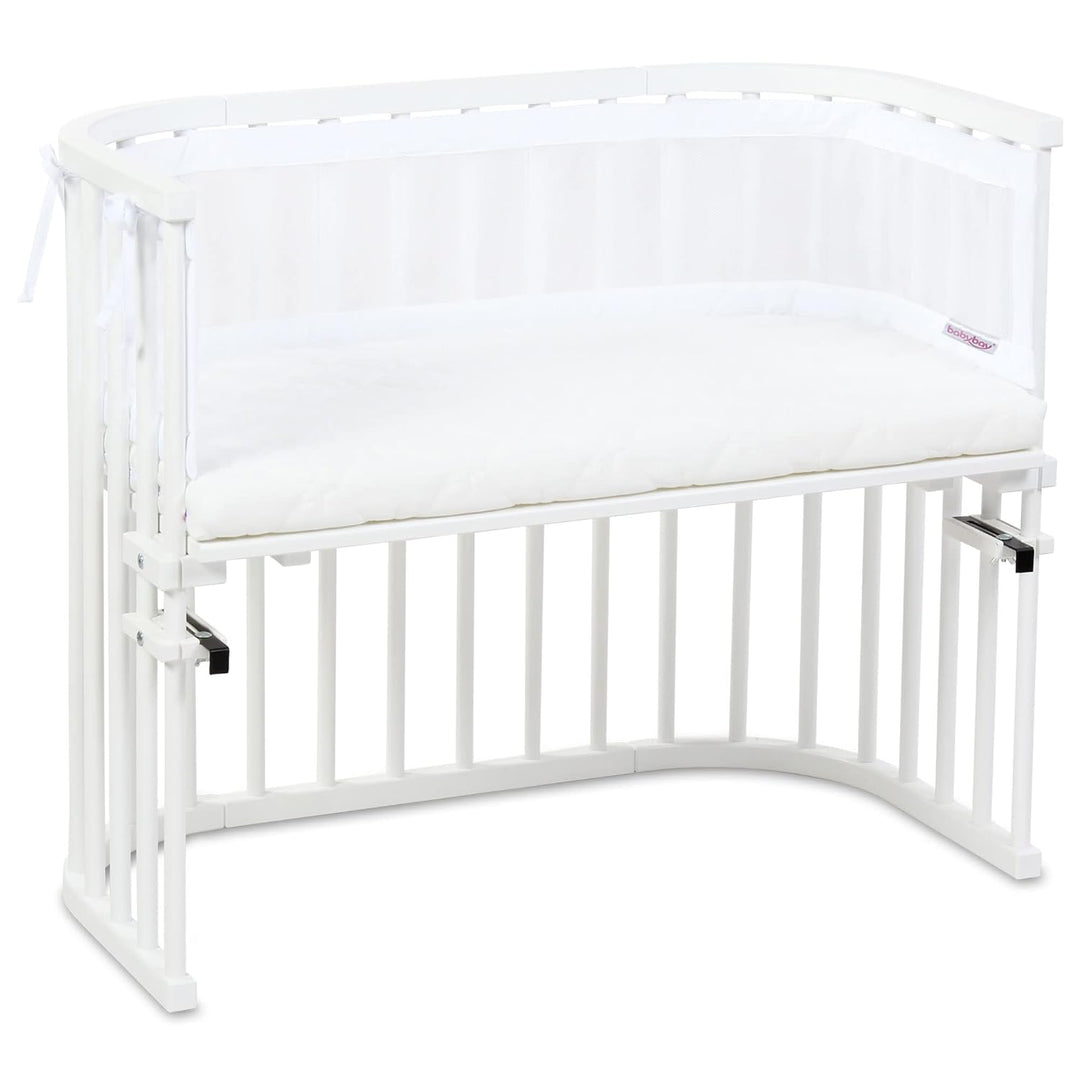 babybay Nestchen Mesh-Piqué/Bettumrandung für Beistellbett/Stossschutz für Baby Bett, passend für Mo