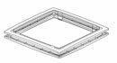 Vortice Inset Quadro Micro Ceiling Kit - 22491 by Vortice