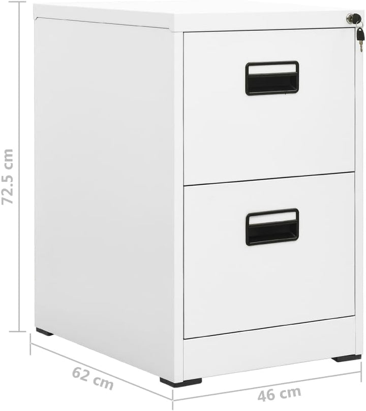 vidaXL Aktenschrank Büroschrank Metallschrank Schrank Stahlschrank Schubladenschrank Bürocontainer L