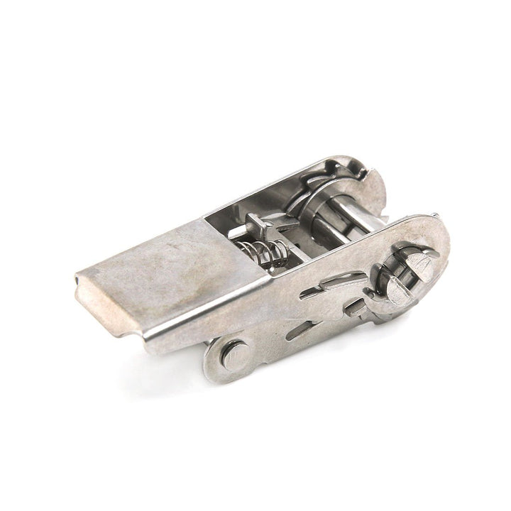 sourcing map 1x Spannratsche Edelstahl Ratsche Schnalle für 25mm Breite Ladungssicherung Gurt de