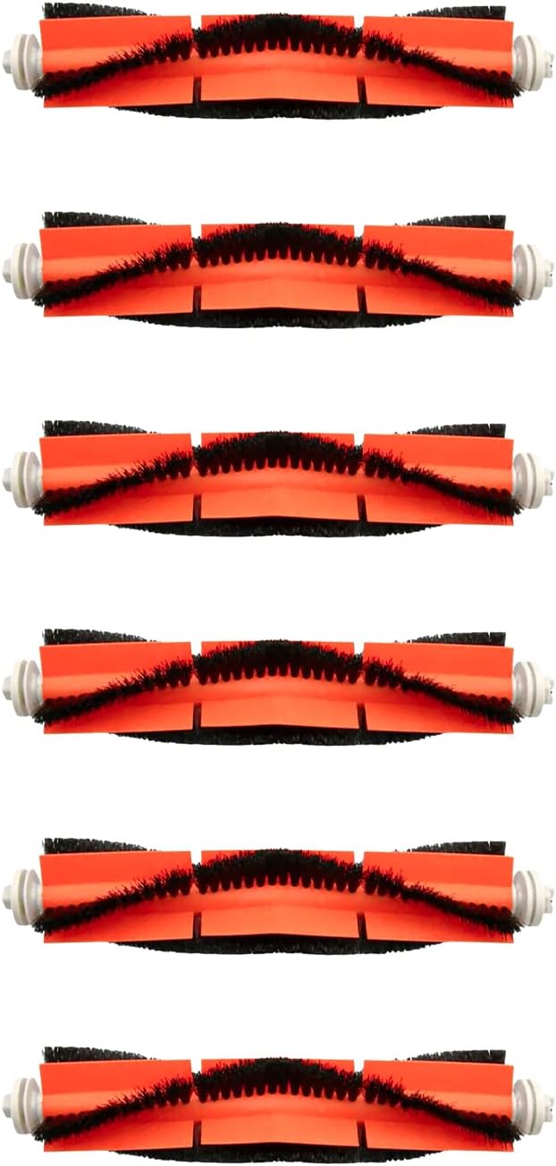 BiOHY Hauptbürste für Roborock S5 & S6 Modellreihe (6er-Set) | Xiaomi & Roborock Zubehör | kompatibe
