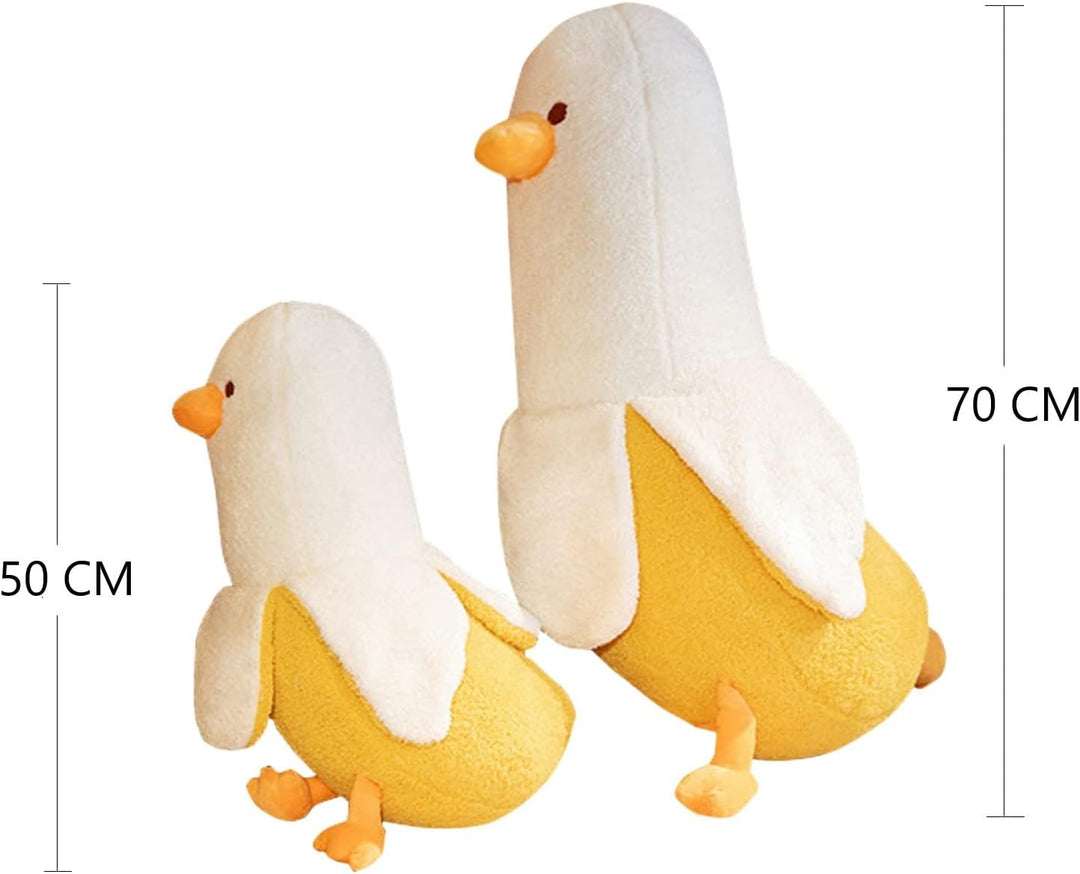 shownicer Plüschtier Banane Ente Stofftier, Kawaii Ente Plüsch, Banane Kuscheltier, Plüschkissen, We