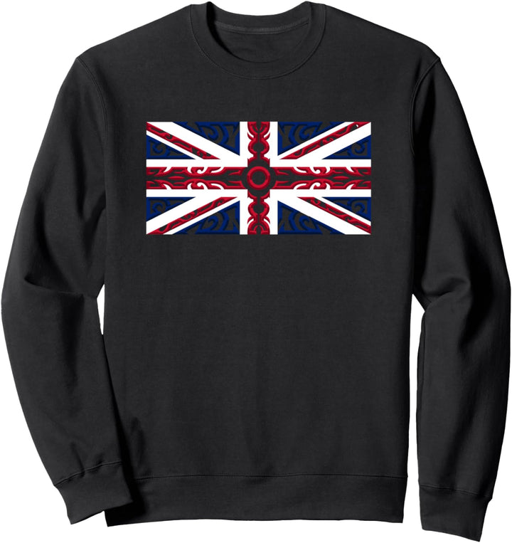 Union Jack – Britische Flagge – Tribal-Stil. Sweatshirt