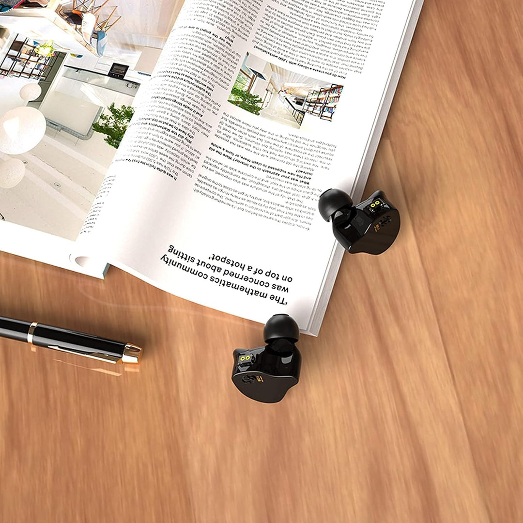 Yinyoo CCZ Melody In Ear Kopfhörer,Bassstarke Kabelgebundene Gaming IEM Ohrhörer mit 1DD 1BA Hybrid,