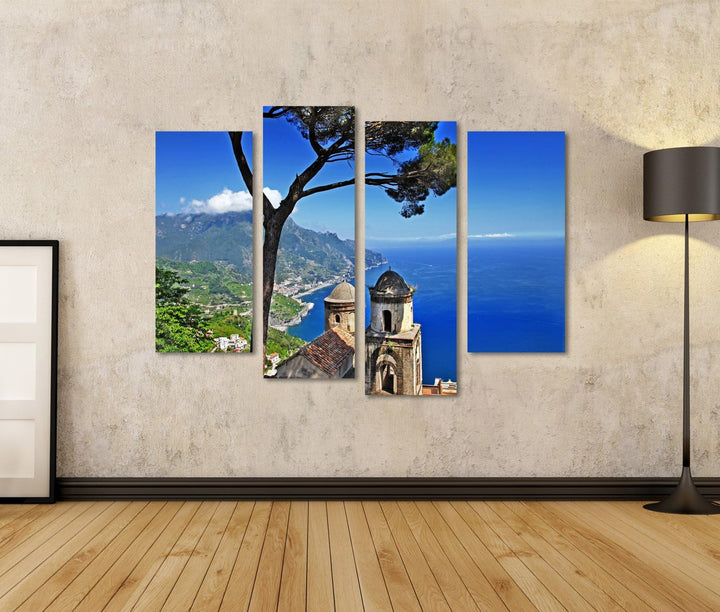 islandburner Bild Bilder auf Leinwand malerisches Italien - Ravello, Amalfi-Küste Wandbild, Poster,