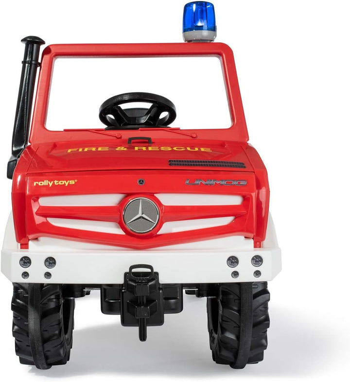 Rolly Toys 038220 rollyUnimog Feuerwehr Edition 2020 (Kinderunimog, Tretfahrzeug) - inkl. RollyFlash