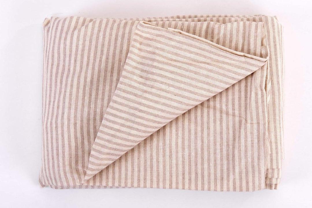 Sofabezug Beige & Couch Überzug | weicher Sessel & Sofa Überzug & Sofaüberwurf Decke Streifenmuster