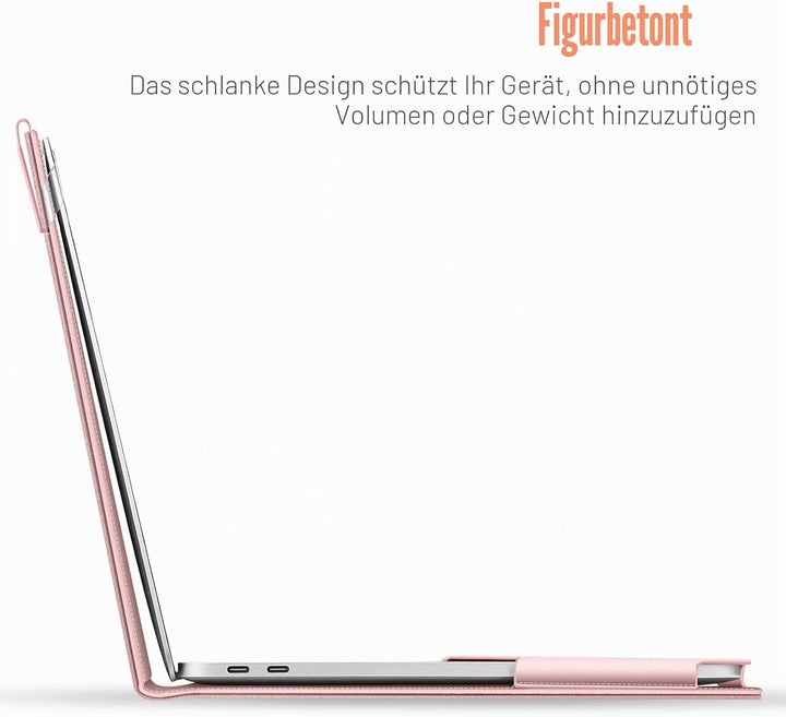 Fintie Hülle Kompatibel mit MacBook Air M3 M2 13.6 (2024-2022), MacBook Air M1 13 (2020-2018) und Ma