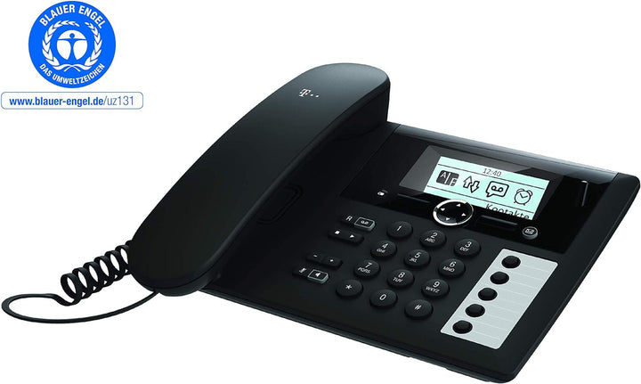 Telekom Sinus PA 207 Plus Tischtelefon und Mobilteil, schwarz Tischtelefon + Mobilteil, Tischtelefon