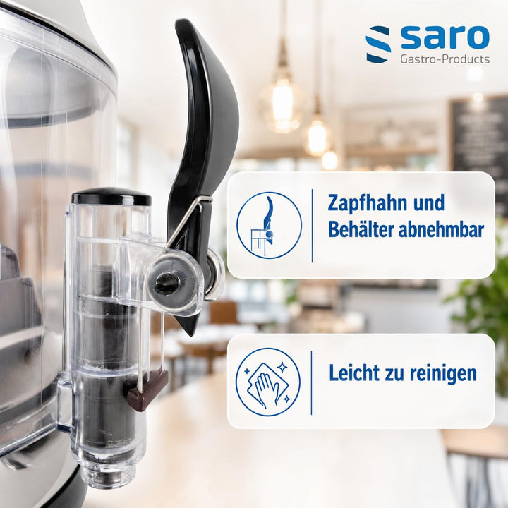 Saro 175-1146 Nina Kakaodispenser, 5 L, Weiss