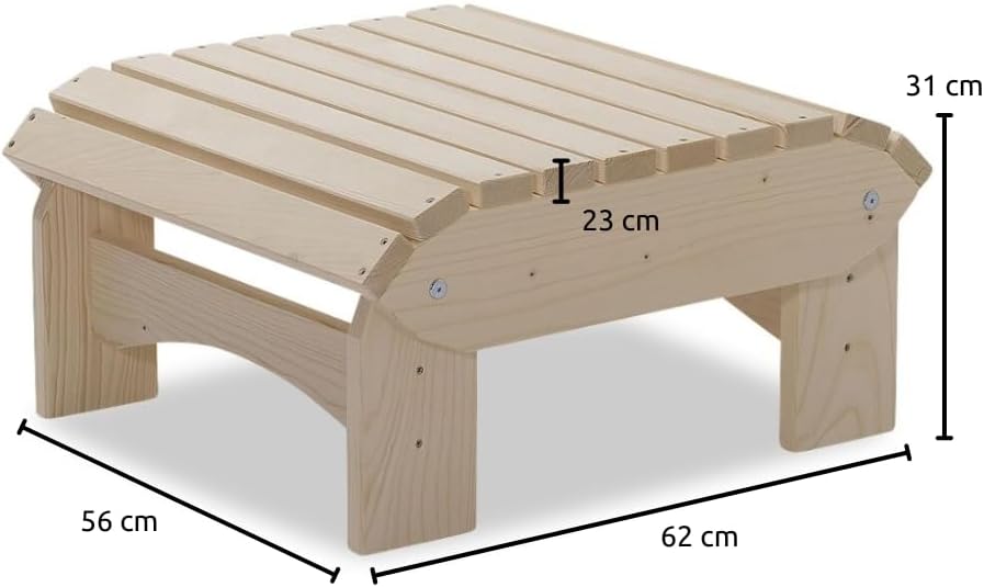 Original Dream-Chairs since 2007 - Adirondack Footrest "Comfort"