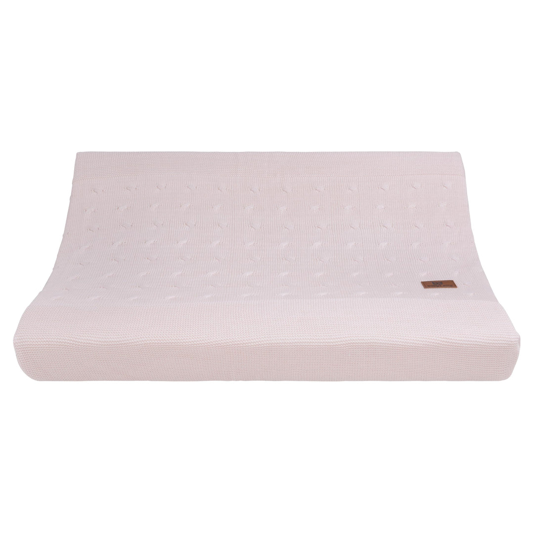 BO Baby's Only - Wickelauflagenbezug Cable - Feine Zopfmuster - Klassischen Touch - Klassisch Rosa -