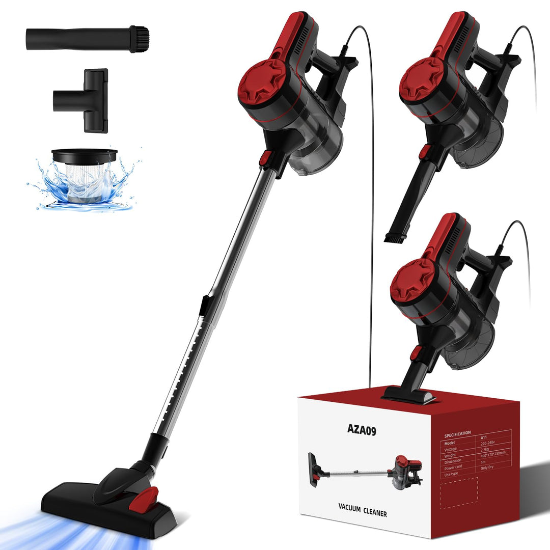Staubsauger,20KPa/500W,Kabelstaubsauger,Staubsauger mit 5 Kabel,Handstaubsauger für Harte Böden/Tier