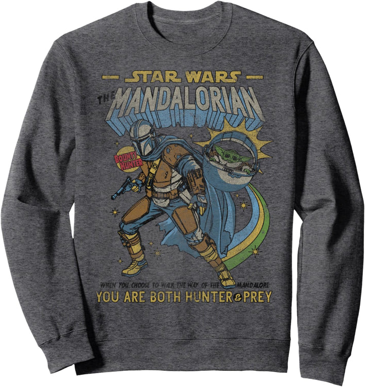 Star Wars Mandalorian Comic Poster Sweatshirt