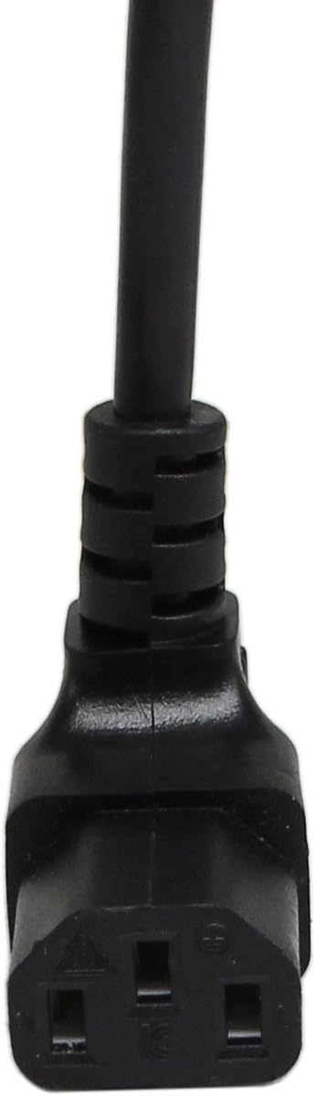 CERRXIAN 7.5In 20CM IEC 320 90 Grad C13 3 Pin Buchse an C14 3 Pin Stecker PDU Netzteil Verlängerungs