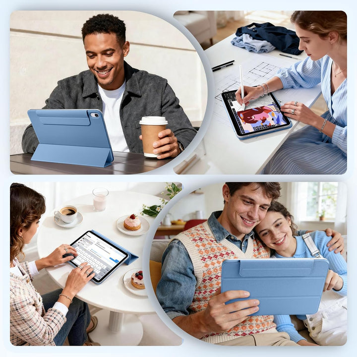 Maledan Magnetisch Hülle für iPad A16 11/10 Generation (2025 11 Zoll/ 2022 10.9 Zoll), Magnetbefesti