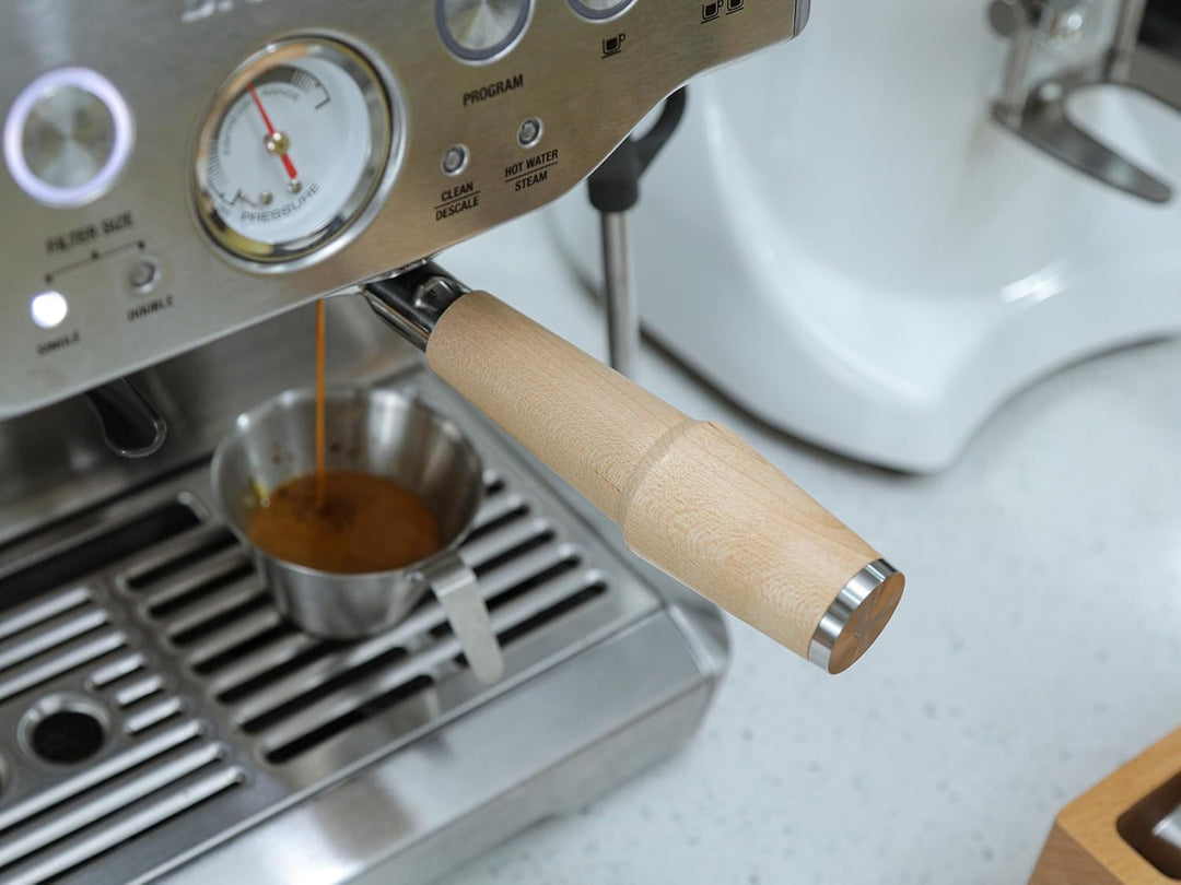 Bodenloser Siebträger 54mm für Sage Barista Express, Pro, Touch, Bambino Plus – Naked Portafilter Ah