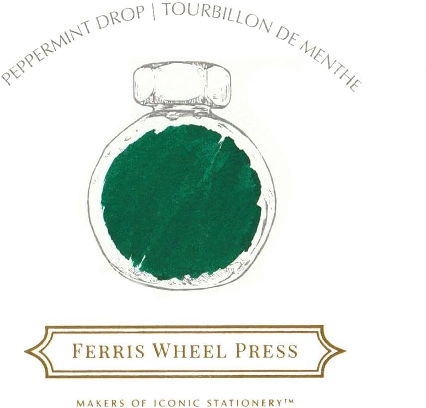 Ferris Wheel Press Fountain Pen Ink | Everyday Ink Collection | Dark Green | 85ml Dark Green 85ml, D