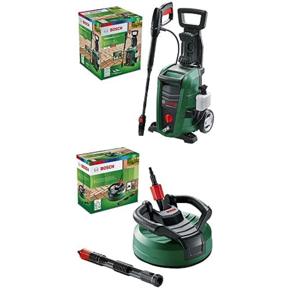Bosch Hochdruckreiniger UniversalAquatak + Terrassenreiniger AquaSurf UniversalAquatak 135+Terrassen