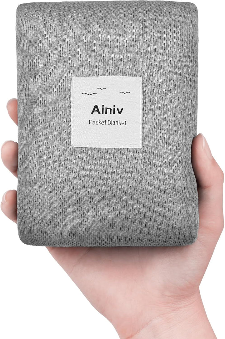 Ainiv Mini Picknickdecke, Ultraleicht tragbare Stranddecke, Sandabweisende Camingmatte, Ultraleicht