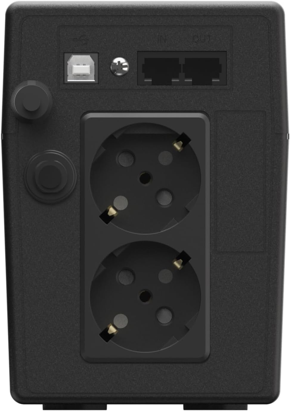 Greencell UPS 650VA 360W PowerProof mit LCD-Display – Modifizierte Sinuswelle, Stromschutz für Gerät