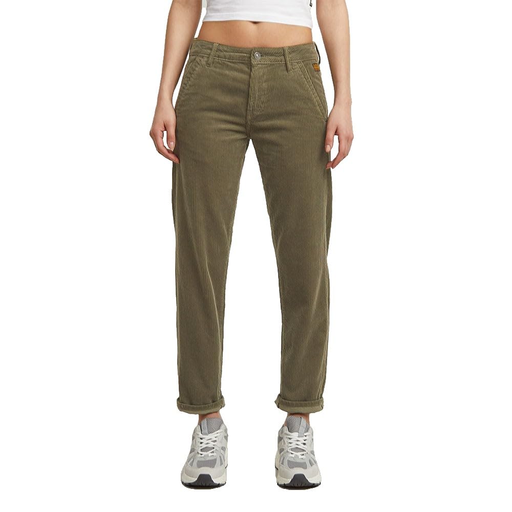 G-STAR Damen Kate Boyfriend Jeans 24W / 32L Grün (Combat Gd D25257-e169-c249), 24W / 32L Grün (