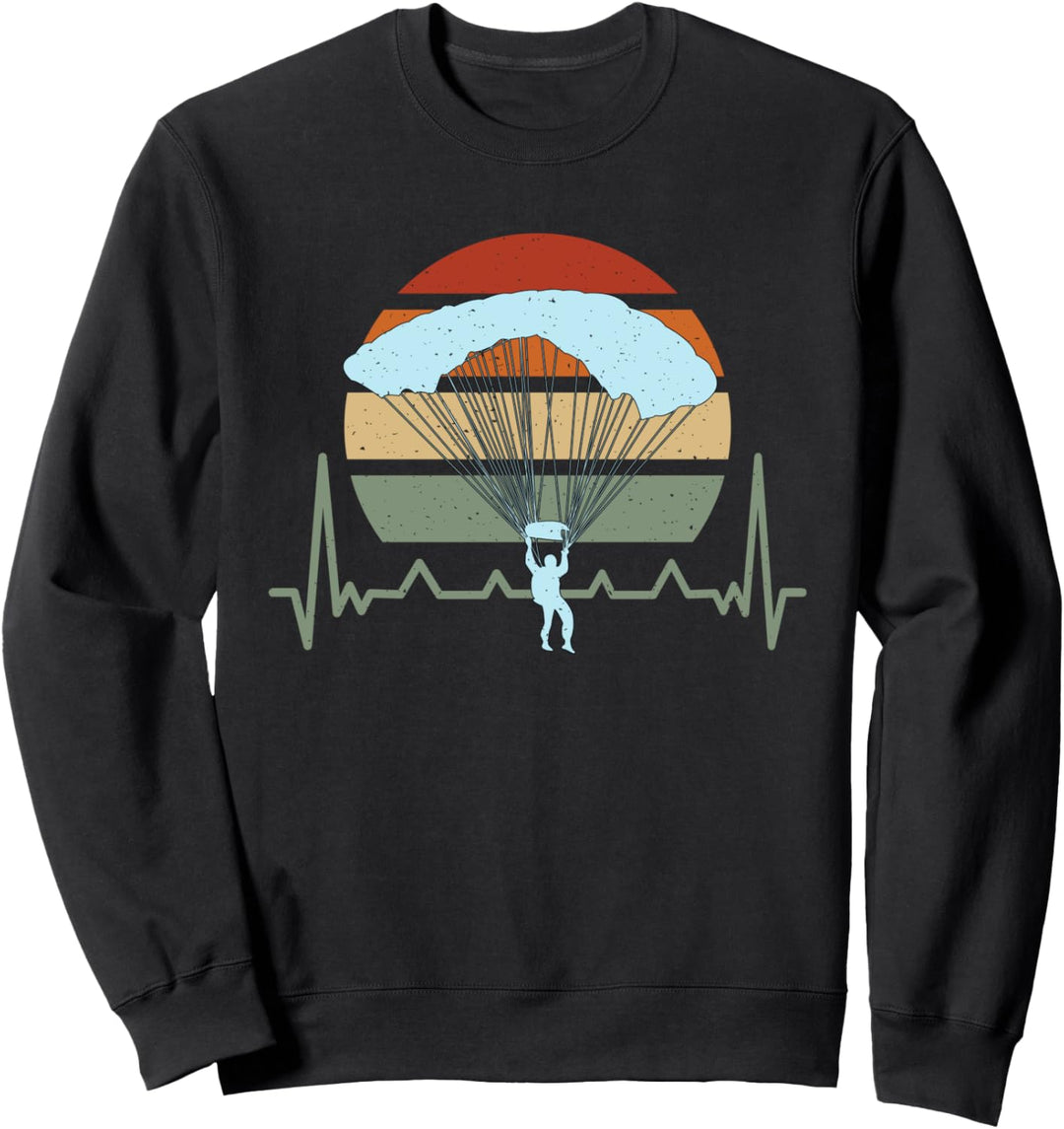 Fallschirmsprung Fallschirmspringen Fallschirmspringen Falls Sweatshirt