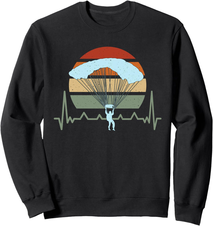 Fallschirmsprung Fallschirmspringen Fallschirmspringen Falls Sweatshirt