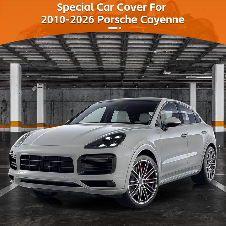 Autoabdeckung Indoor für Porsche Cayenne 2010-2026 | Elastisches Innenbereich Auto Abdeckplane Autop