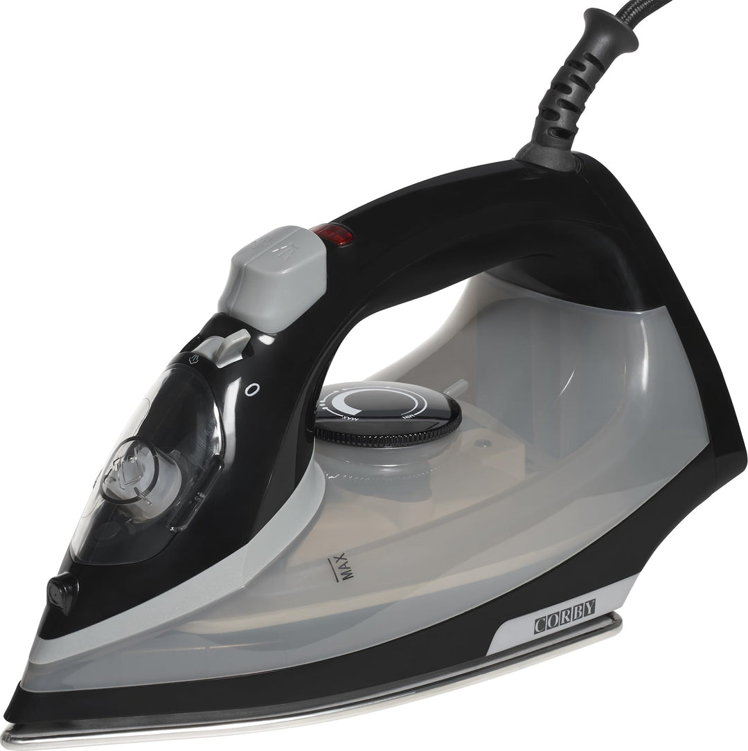 Corby Sherwood 1600W Dampfbügeleisen in Schwarz - EU-Stecker