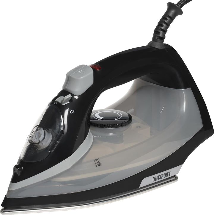 Corby Sherwood 1600W Dampfbügeleisen in Schwarz - EU-Stecker