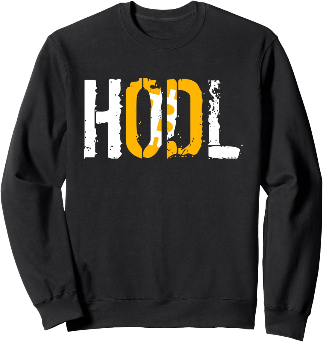 Krypto HODL Bitcoin Unterstützung Blockchain Cryptocurrency Sweatshirt