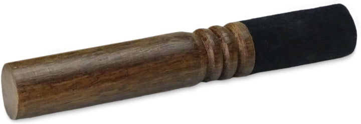 keepdrum Tibetische Bronze-Klangschale Singing Bowl 16 cm mit Klangschalen-Reiber Schlägel und Unter