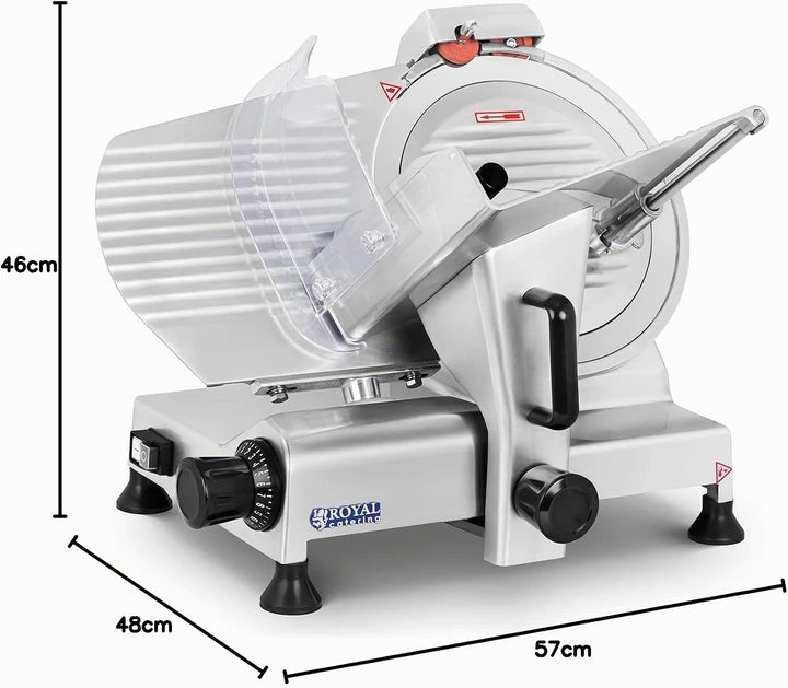 Royal Catering RCAM 300PRO Allesschneider Brotschneidemaschine Aufschnittmaschine Edelstahl Gastro P
