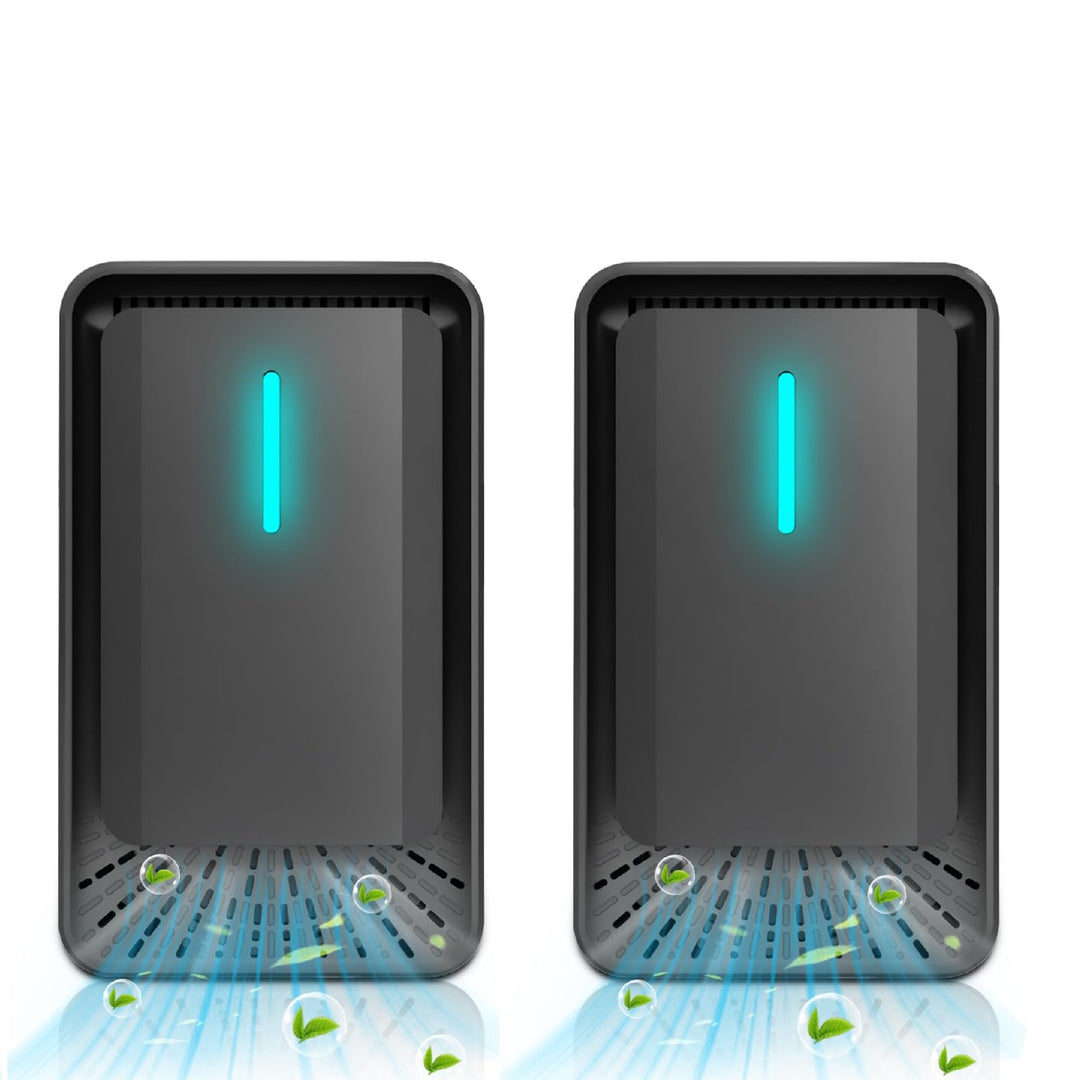Luftreiniger, Plug-In Ionisator mit Negativen Ionen, Air Purifier IonizerGenerator für Rauch & Haust