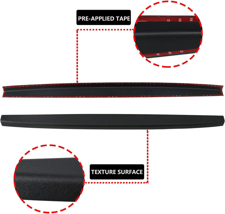 JHCHAN Heckklappenschutz Ladekantenschutz Stossstangenschutz für Toyota Hilux 2015-2020 Invincible G