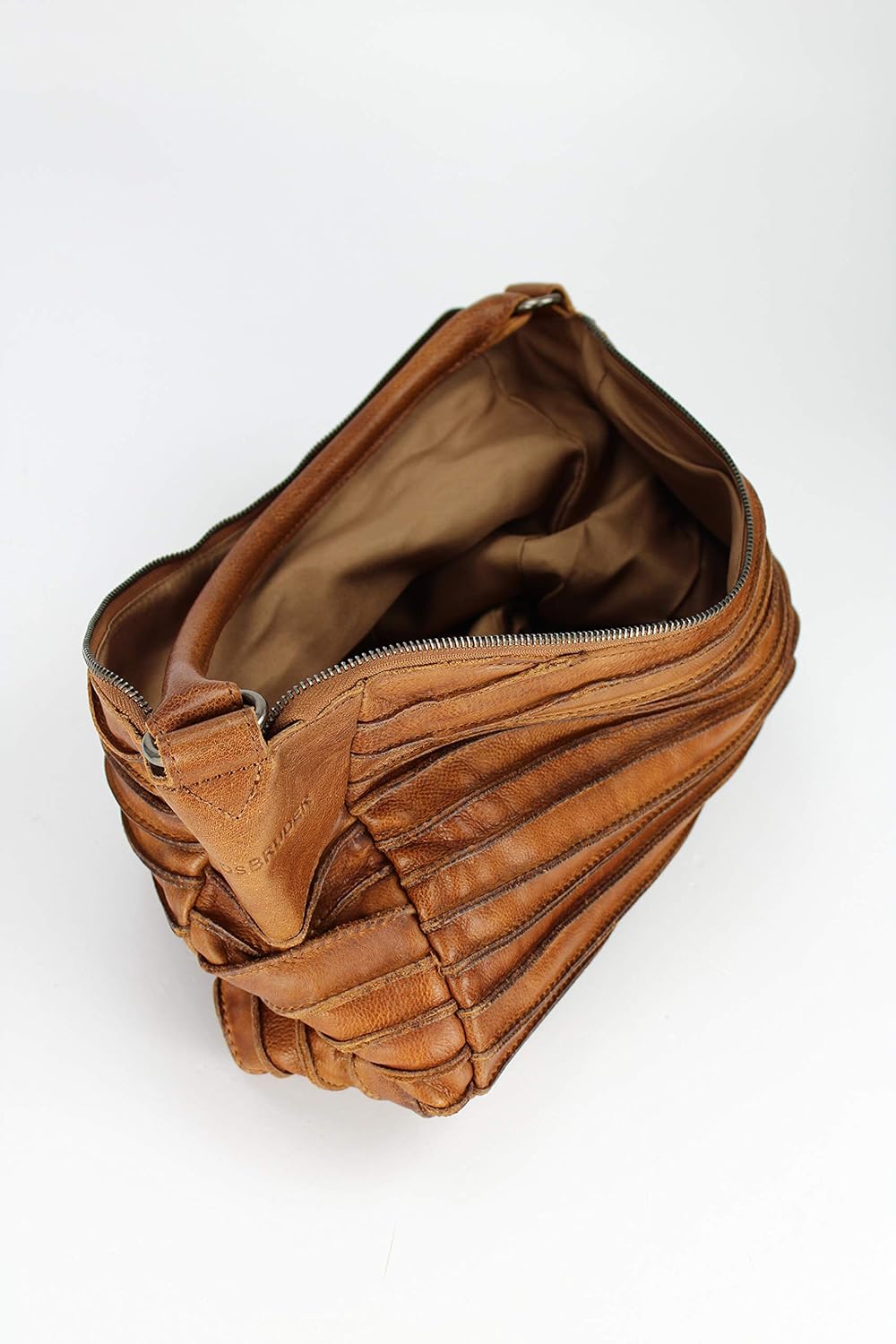 FREDsBRUDER Handtasche Riffeltier S Einheitsgrösse Cognac (Braun), Einheitsgrösse Cognac (Braun)