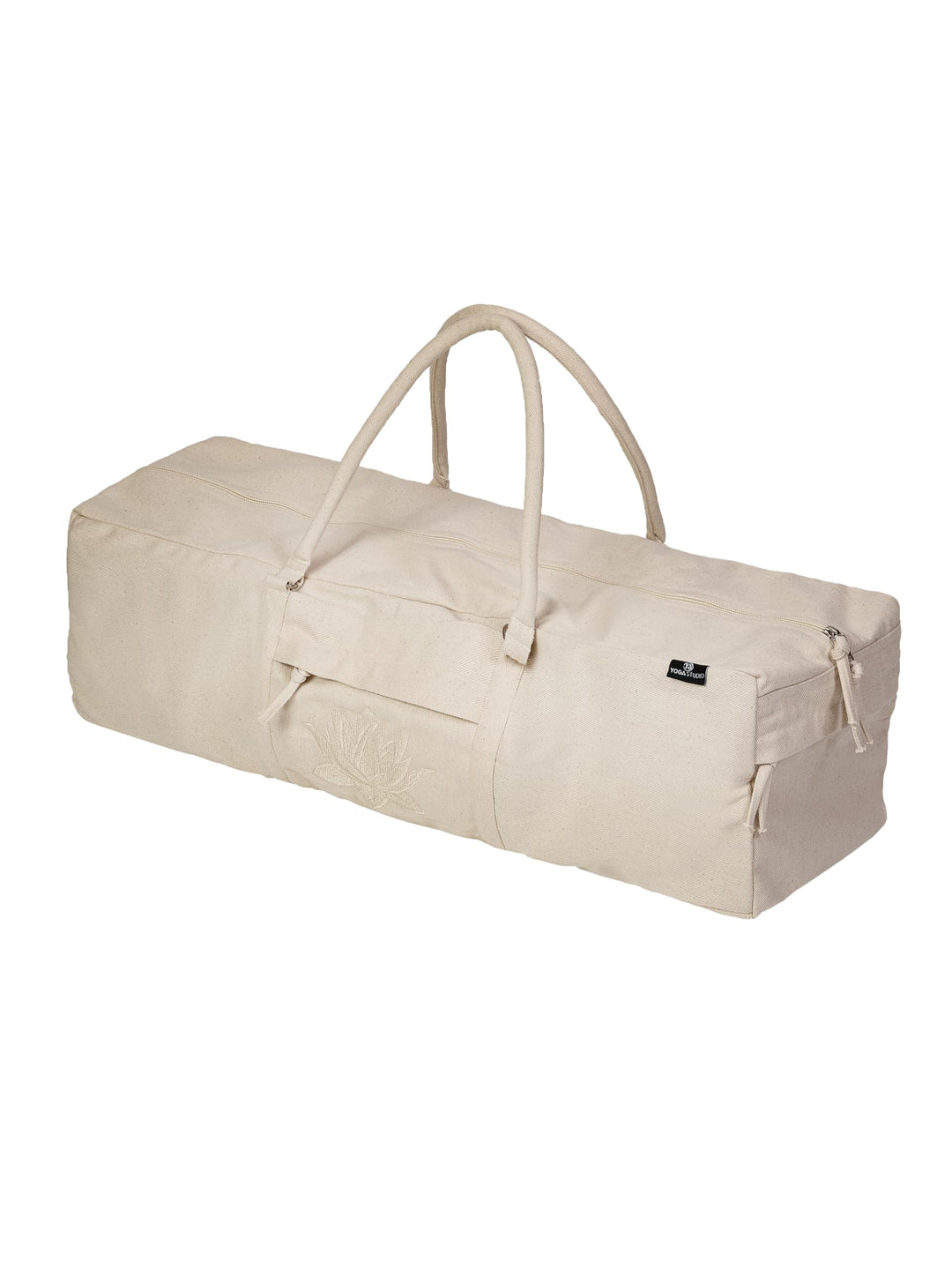 Yoga Studio Tasche für Yoga-Set, YKK, mit durchgehendem Reissverschluss, Baumwolle, für Yoga und Pil