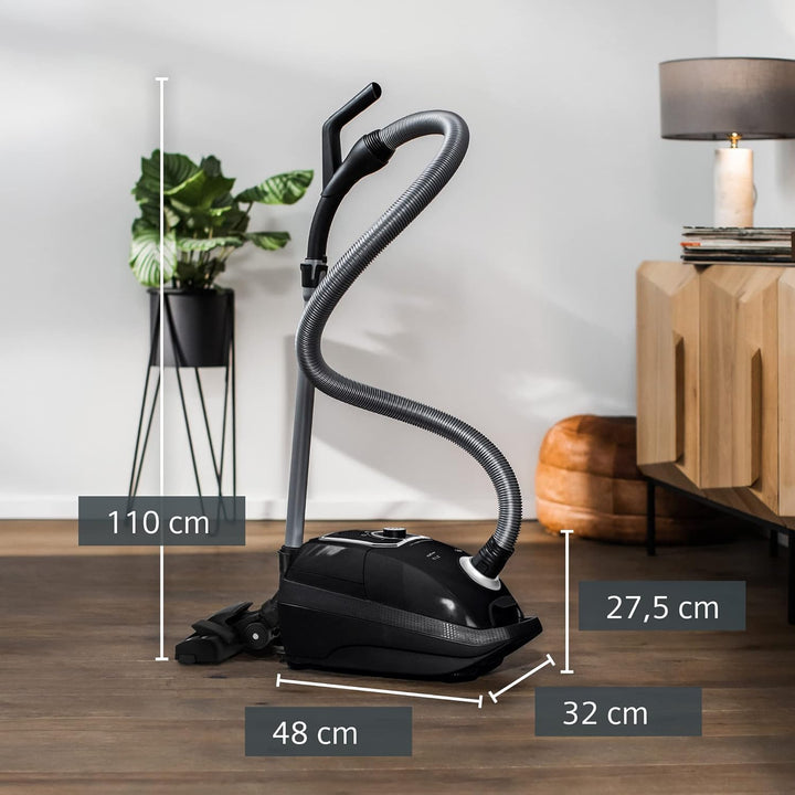 Siemens Staubsauger mit Beutel Z7.0 VSZ7X500, ideal für Allergiker, Hygiene-Filter, extrem leise, Bo