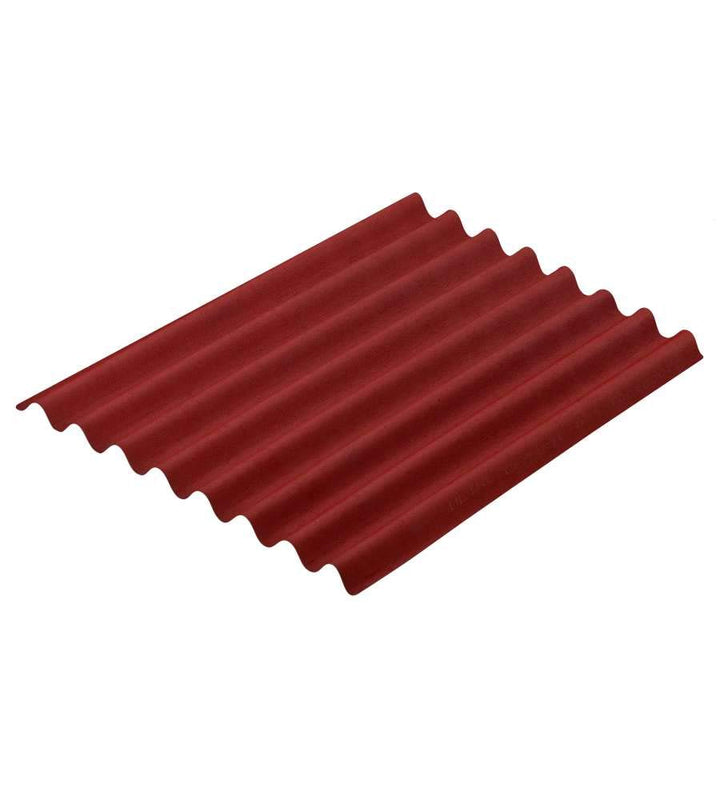 EASYLINE Dachplatte Intensiv Rot, 1 x 0,76m (Bitumenwellplatte)