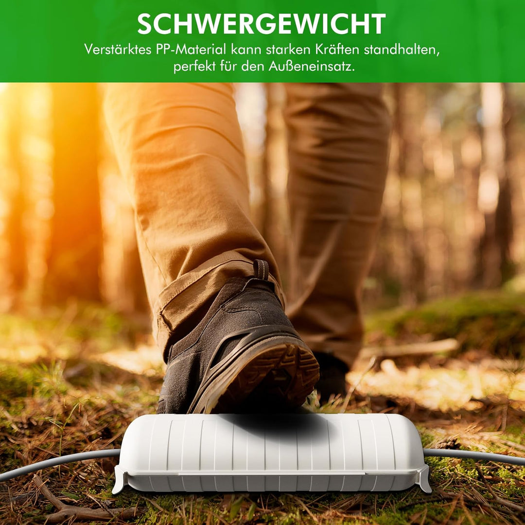 2er-Pack RESTMO Outdoor IP44 wasserdichter Safe Box (290 x 110 x 75 mm), wetterbeständige Grosse Sch